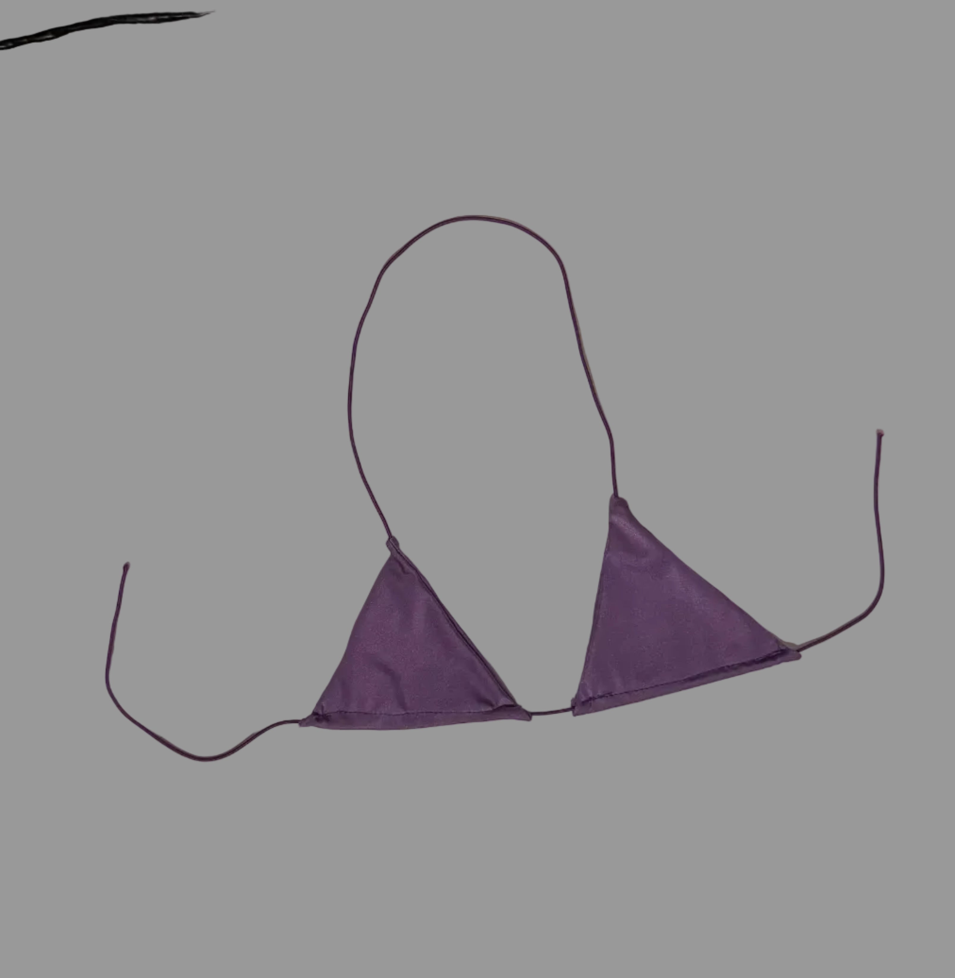 Purple Garment Bikini Top