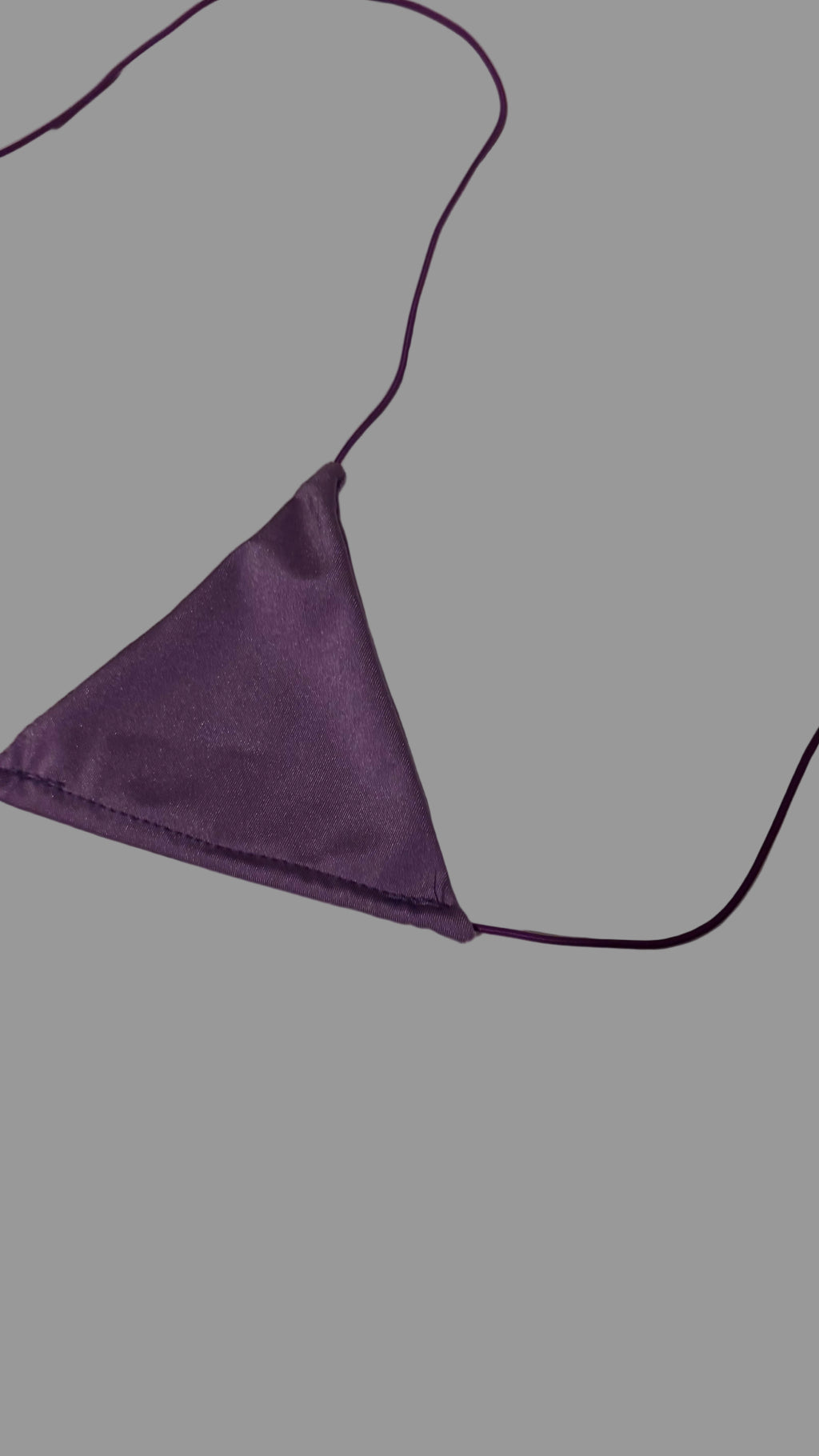 Purple Garment Bikini Top